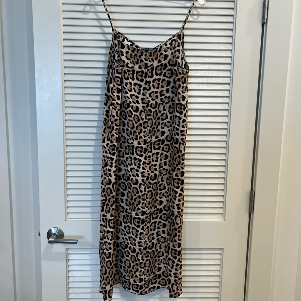 ATM Leopard Midi Dress - Picture 3 of 5